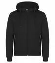 Clique Miami Hoody Full Zip, Musta - Clique Vaatteet - 0201034-99 - 1