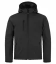 Clique Padded Hoody Softshell, musta - Clique Vaatteet - 020952-99 - 1