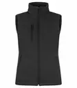 Clique Padded Softshell Vest Women, Musta - Clique Vaatteet - 020959-99 - 1
