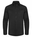 Clique Stretch Shirt L/S, Musta - Clique Vaatteet - 027960-99 - 1