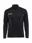 Craft PROGRESS Halfzip LS Tee Men, BLACK/BLACK - Craft Vaatteet - 1905611-9999 - 1