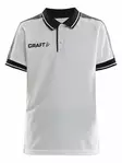 Craft Pro Control Poloshirt Jr, White/Black - Craft Vaatteet - 1906736-900999 - 1