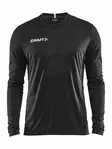 Craft Squad Jersey Solid LS M, Black - Craft Vaatteet - 1906884-9999 - 1