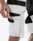 Fristads Rakentajan stretch shortsit 2762 LWS, Valkoinen/Musta - Fristads Työshortsit - 300109-969 - 9