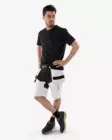 Fristads Rakentajan stretch shortsit 2762 LWS, Valkoinen/Musta - Fristads Työshortsit - 300109-969 - 4