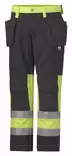 Helly Hansen Alta Constr. Pant LK1, Keltainen/Musta - Helly Hansen Huomiohousut - 76491-369 - 1
