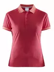 Noble Polo Pique Shirt W, Russian Rose/Pop - Craft Vaatteet - 1905074-2469 - 1
