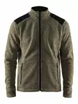Noble Zip Jacket Heavy Knit fleece M, Dk Forrest/Black - Craft Vaatteet - 1904587-2649 - 1
