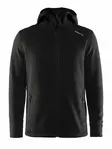 Noble hood jacket M, Black Melange/Black/Platinum - Craft Vaatteet - 1906282-998999 - 1