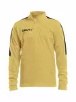 PROGRESS Halfzip LS Tee JR, Sweden Yellow/Black - Craft Vaatteet - 1905639-552999 - 1