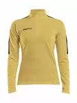 PROGRESS Halfzip LS Tee WMN, Sweden Yellow/Black - Craft Vaatteet - 1905625-552999 - 1