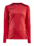Pro Control Impact LS Tee W, BRIGHT RED-BLACK - Craft Vaatteet - 1908232-430999 - 1