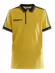 Pro Control Poloshirt Jr, Sweden Yellow/Black - Craft Vaatteet - 1906736-552999 - 1