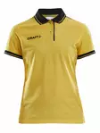 Pro Control Poloshirt W, Sweden Yellow/Black - Craft Vaatteet - 1906735-552999 - 1