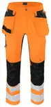 ProJob 6570 Stretch Housut HVLK2, Orange/Black - Projob Huomiohousut - 646570-1799 - 1