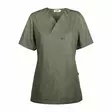 Smila 70102 Alva v-blouse w, army green - Smila Työvaatteet - 70102-39 - 1