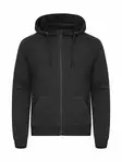 Clique Miami PRO Hoody Full Zip, Musta - Clique Vaatteet - 0201054-99 - 1