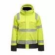 Jobman 1235 Hi-Vis Talvitakki, Keltainen/musta - Jobman Huomiotyövaatteet - 65123542-2199 - 1