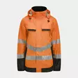 Jobman 1283 Vedenpitävä Kuoritakki Hi-Vis, oranssi/musta - Jobman Huomiotyövaatteet - 65128362-3199 - 1