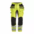Jobman 2240 Riipputaskuhousut Stretch Hi-Vis, keltainen/musta - Jobman Huomiotyövaatteet - 65224062-2199 - 1