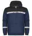 ProJob 7104 Half-zip Huppari, Navy/Black - Projob Työpaidat - 647104-5899 - 1