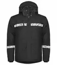 ProJob 7413 Topattu Softshell-takki, Black - Projob Työtakit - 647413-9999 - 1