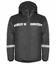 ProJob 7413 Topattu Softshell-takki, Grey/Black - Projob Työtakit - 647413-9899 - 1