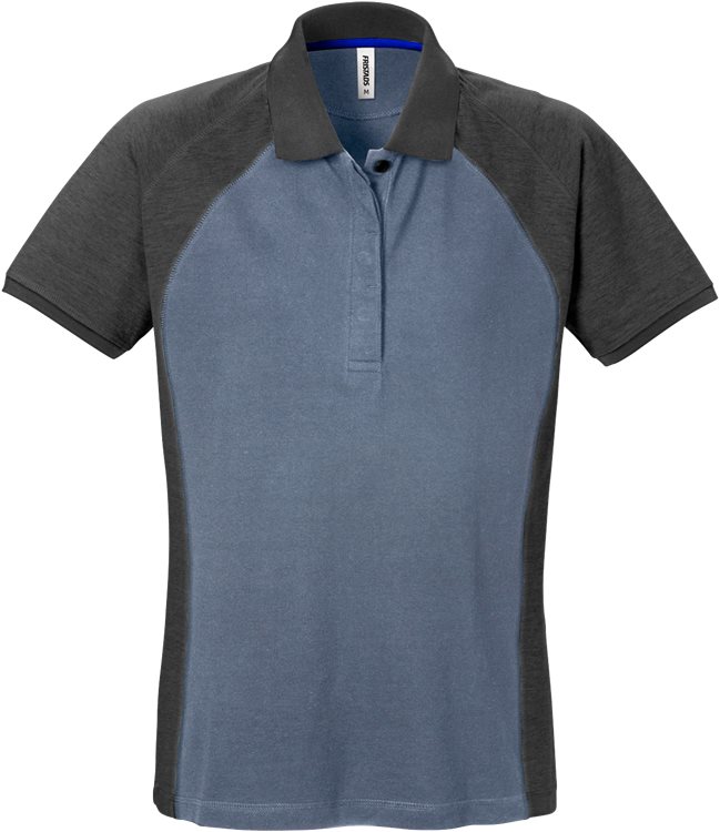 Acode pikeepaita naisten 7651 PIQ, Sininen/Harmaa - Fristads Työpaidat - 129477-589 - 1