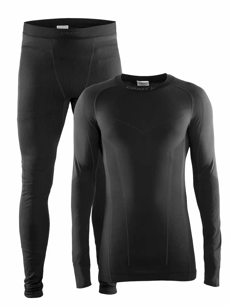 Baselayer Seamless Zone Set M, Black/Granite - Craft Vaatteet - 1905330-2999 - 1