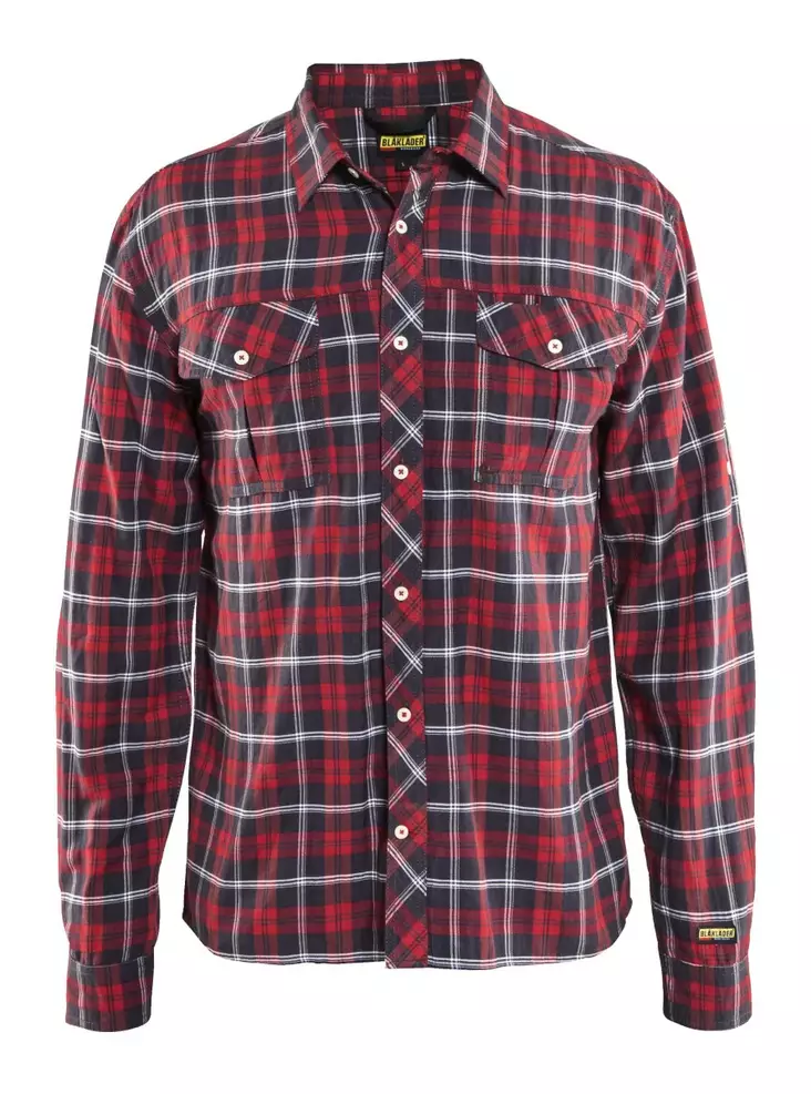 Blåkläder Flanellipaita Punainen/Mariininsininen - Blåkläder Työvaatteet - 329911385689 - 1