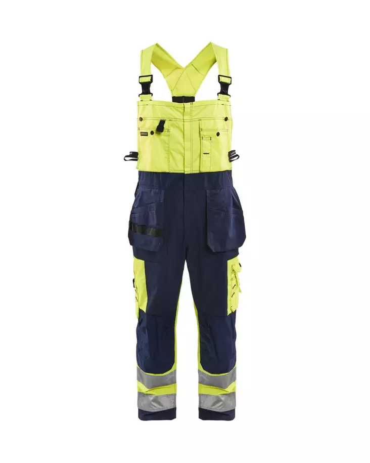 Blåkläder Highvis lappuhaalari Huomio keltainen/Mariininsininen - Blåkläder Huomiotyövaatteet - 260318603389 - 1