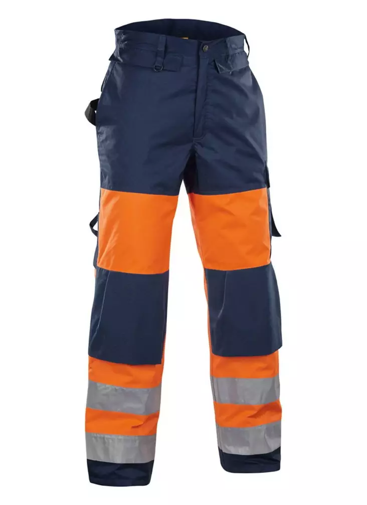 Blåkläder Highvis talvihousut Huomio oranssi/Mariininsininen - Blåkläder Huomiotyövaatteet - 188319975389 - 1