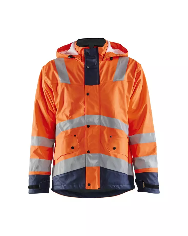 Blåkläder Highvis talvisadetakki, taso 2 Huomio oranssi/Mariininsininen - Blåkläder Huomiotyövaatteet - 430720035389 - 1