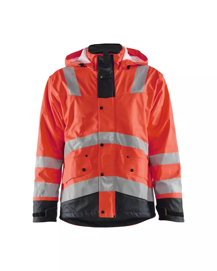 Blåkläder Highvis talvisadetakki, taso 2 Huomio punainen/Musta - Blåkläder Huomiotyövaatteet - 430720035599 - 1