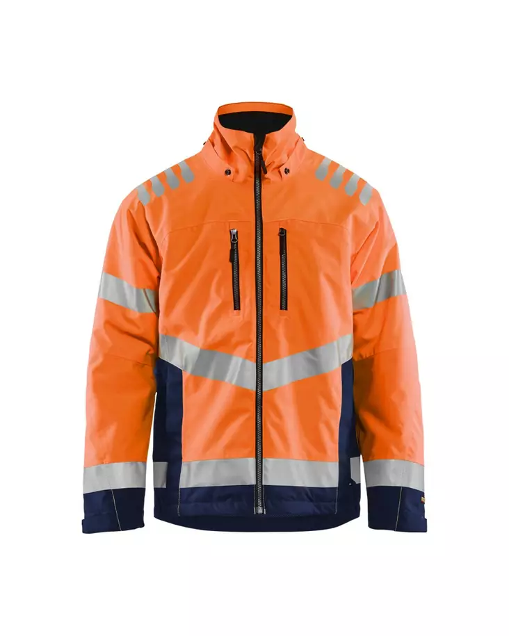 Blåkläder Highvis talvitakki Huomio oranssi/Mariininsininen - Blåkläder Huomiotyövaatteet - 478019775389 - 1
