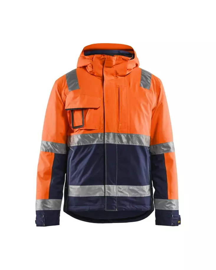 Blåkläder Highvis talvitakki Huomio oranssi/Mariininsininen - Blåkläder Huomiotyövaatteet - 487019875389 - 1