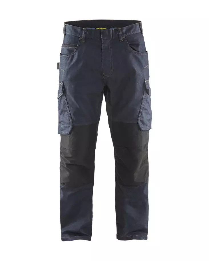 Blåkläder Housut Denim Stretch Mariininsininen/Musta - Blåkläder Työvaatteet - 149711418999 - 1