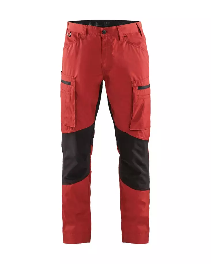 Blåkläder Housut Stretch Punainen/Musta - Blåkläder Työvaatteet - 145918455699 - 1