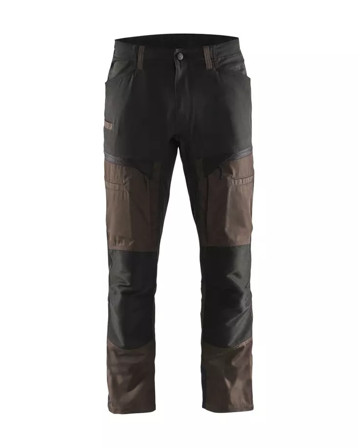 Blåkläder Housut stretch Ruskea/Musta - Blåkläder Työvaatteet - 145618457899 - 1