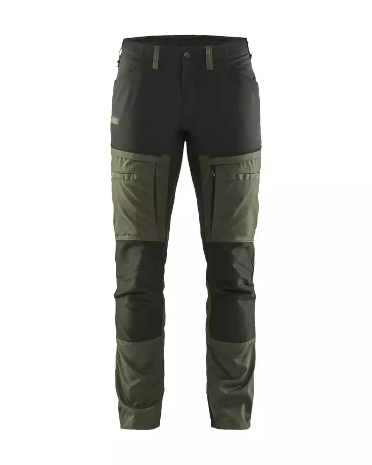 Blåkläder Housut stretch Tumma oliivinvihreä/Musta - Blåkläder Työvaatteet - 145618454599 - 1