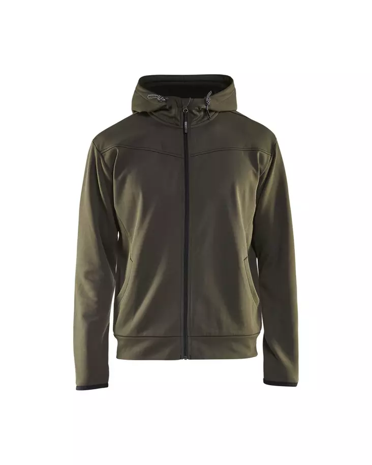 Blåkläder Huppari vetoketjulla Tumma oliivinvihreä/Musta - Blåkläder Työvaatteet - 336325264599 - 1