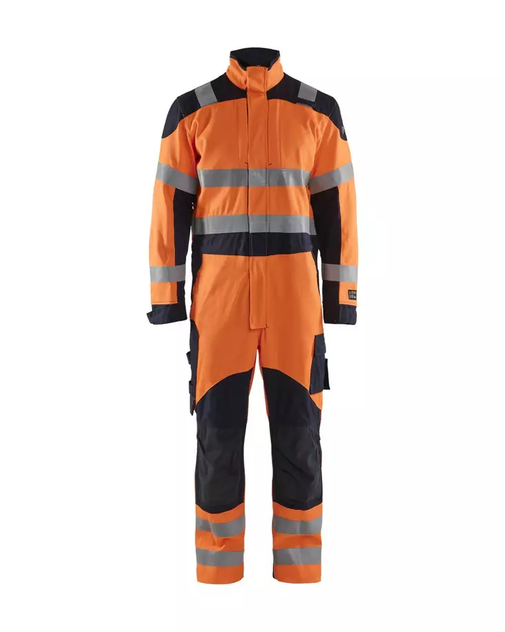 Blåkläder Multinorm haalari luontainen palosuojaus Huomio oranssi/Mariininsininen - Blåkläder Huomiotyövaatteet - 608915135389 - 1