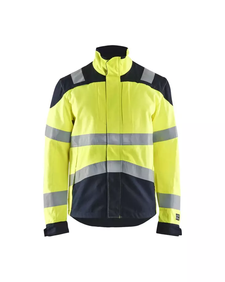 Blåkläder Multinorm takki luontainen palosuojaus Huomio keltainen/Mariininsininen - Blåkläder Huomiotyövaatteet - 408915123389 - 1