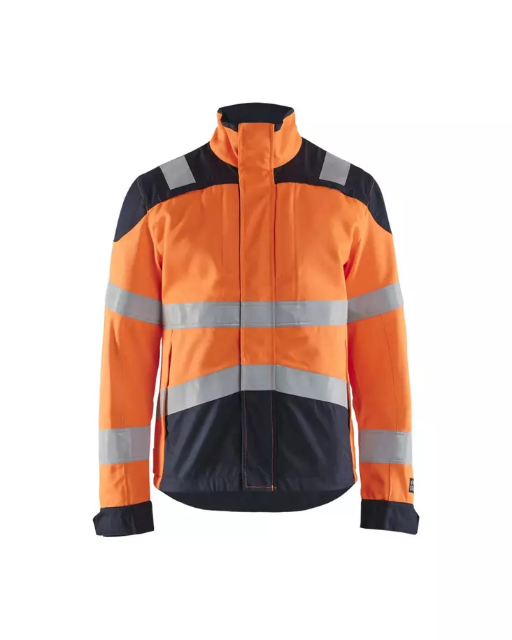 Blåkläder Multinorm takki luontainen palosuojaus Huomio oranssi/Mariininsininen - Blåkläder Huomiotyövaatteet - 408915135389 - 1