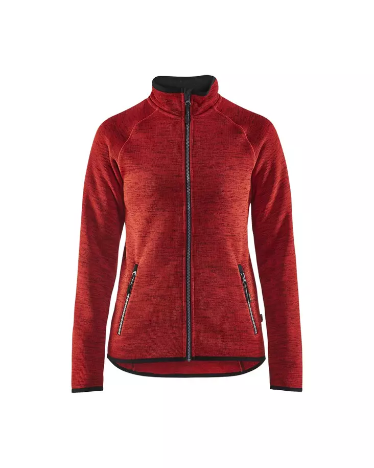 Blåkläder Naisten neulottu takki Punainen/Musta - Blåkläder Työvaatteet - 491221175699 - 1