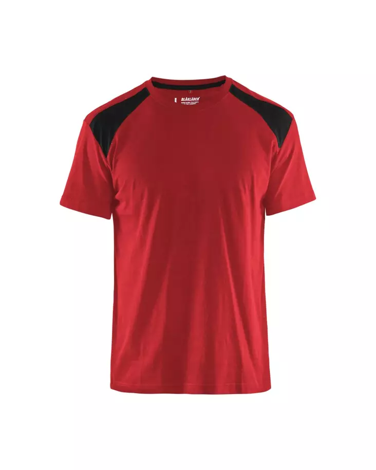 Blåkläder T-paita Punainen/Musta - Blåkläder Työvaatteet - 337910425699 - 1