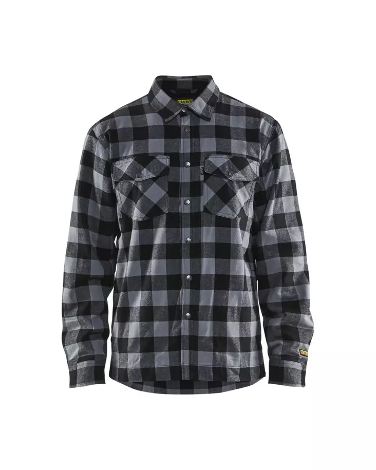 Blåkläder Vuorattu flanellipaita Tummanharmaa/Musta - Blåkläder Työvaatteet - 322511319799 - 1