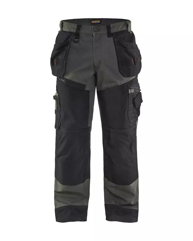 Blåkläder X1500 riipputaskuhousut Army green/Musta - Blåkläder Työvaatteet - 150013204699 - 1