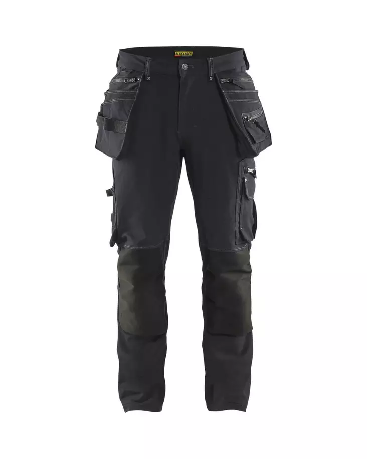 Blåkläder X1900 riipputaskuhousut stretch Tummanharmaa/Musta - Blåkläder Työvaatteet - 199816449899 - 1