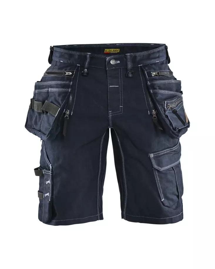 Blåkläder X1900 riipputaskushortsit stretch Mariininsininen/Musta - Blåkläder Työvaatteet - 199211418999 - 1